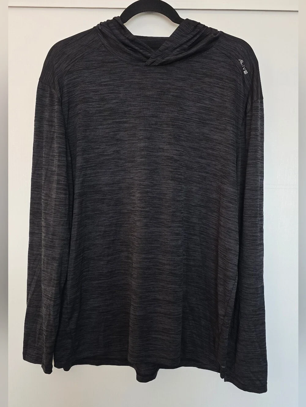 AL1VE - Men's Lightweight Qwick-Dry Athletic Performance Pullover Hoodie Shirt